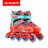 4 colour shell professional freestyle artistic patines en linea inline skates for kids