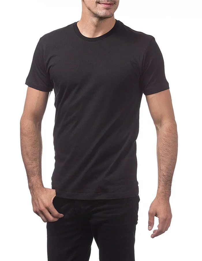 Mens Premium Ringspun Cotton T Shirts Short Sleeve T-shirt 4.2 Oz Soft ...
