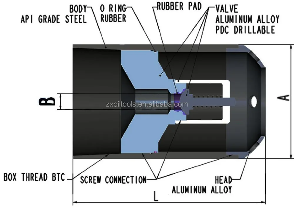 Api Oilfield Drilling Cementing Casing Float Collar And Float Shoe For