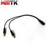 CCTV Camera 2 Channel Power Cable Splitter 1 to 2 dc splitter cable