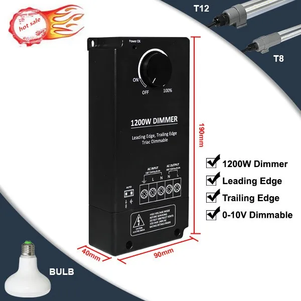 2017 High Quality Poultry House Light Dimmers 1200w Dimmer For Chicken