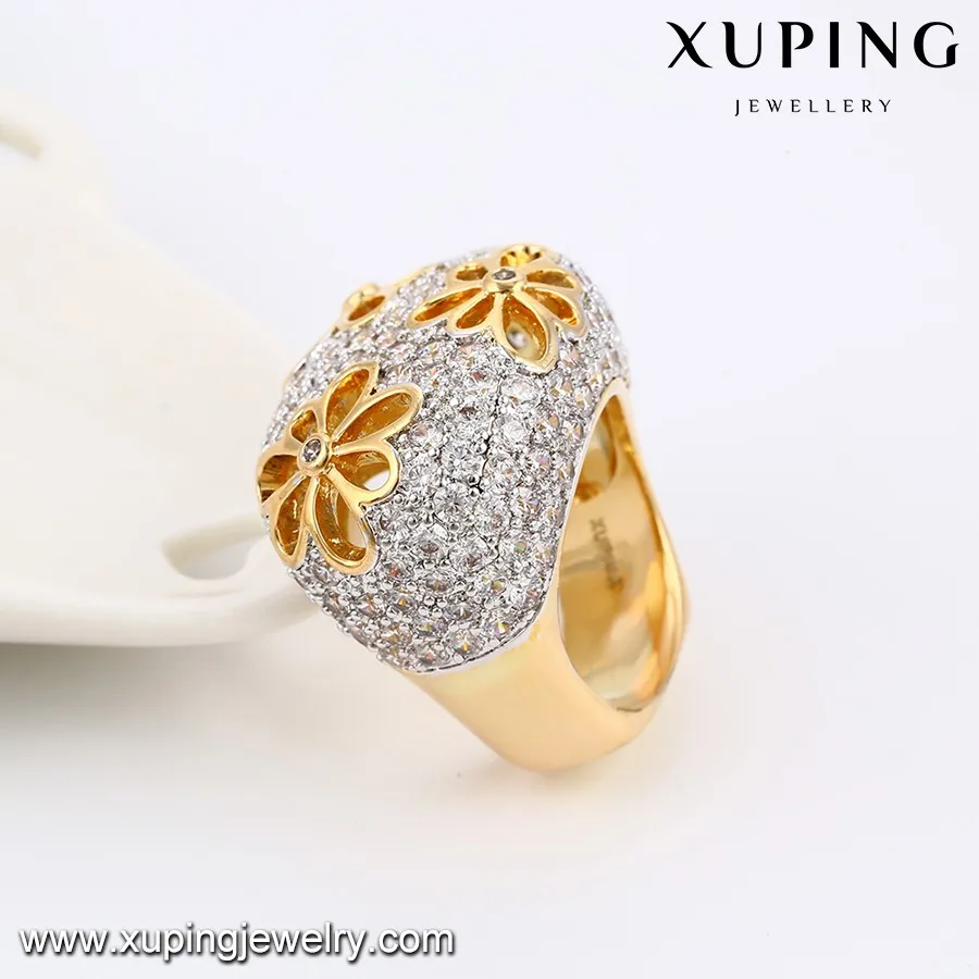 13739 Latest Design Saudi Gold Jewelry Big Size Finger Rings - Buy Big ...
