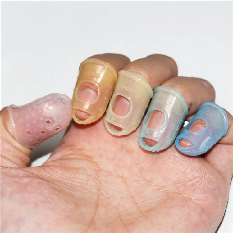 Hight Quality Colourful Silicone Rubber Finger Cots For Protect Finger