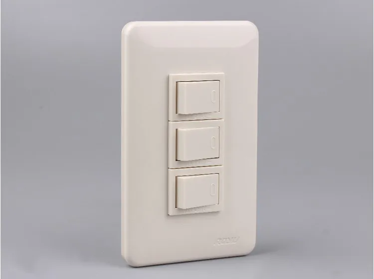 Light Switch,Home Office Use Electrical Wall Switches Brand,2 Gang 2