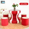 Best selling products space saving Fold home furniture Paper round table