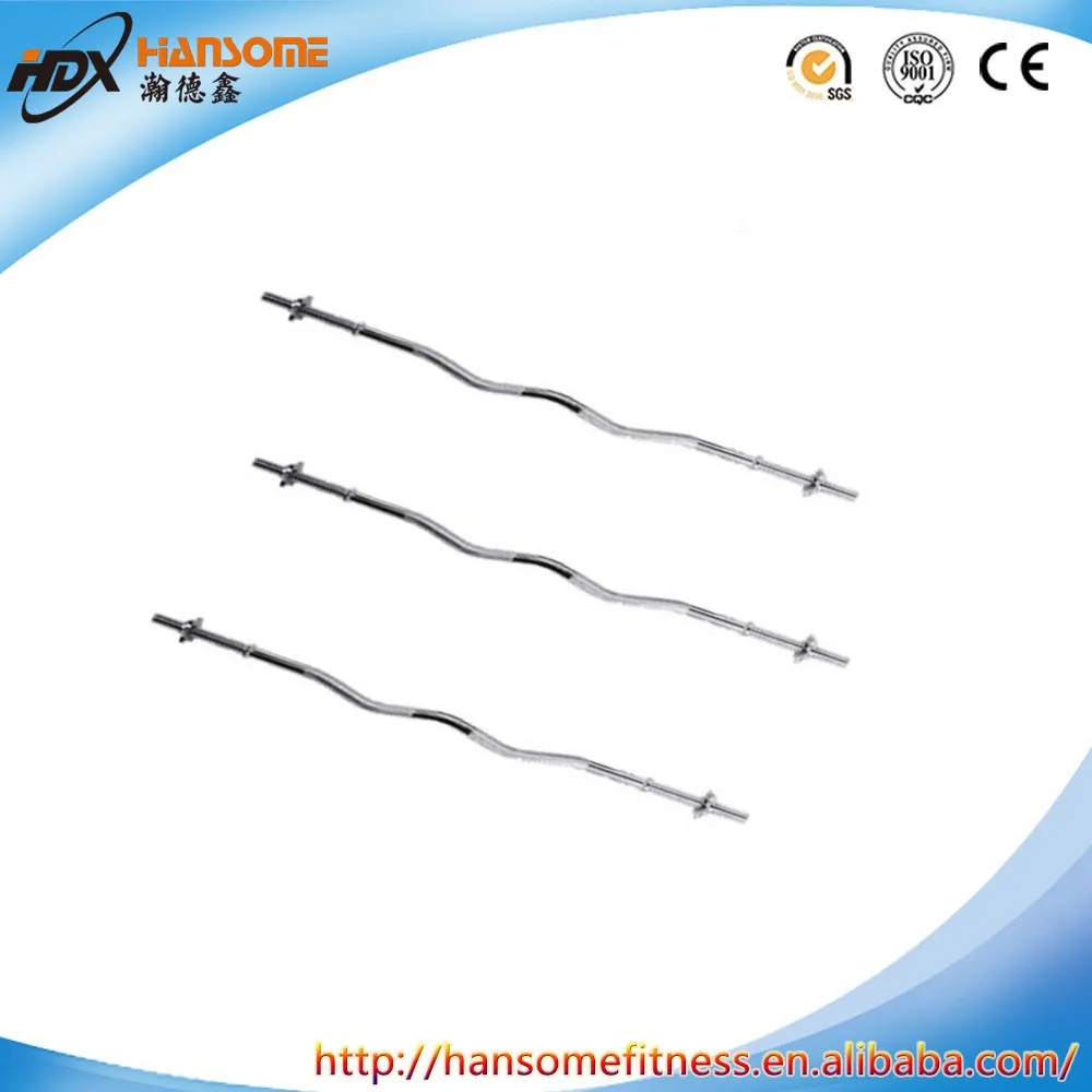 high quality straight rod and curved bar for sports training use