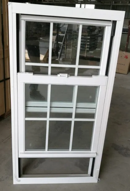 Easy clean aluminium frame up down vertical sliding glass window