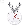 wholesale modern decorative animal deer head shaped acrylic wall clock