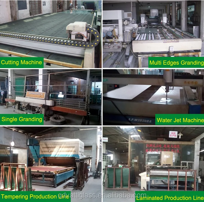 Fire Rated 4mm 5mm Thick Tempered Glass Ceramic Glass For