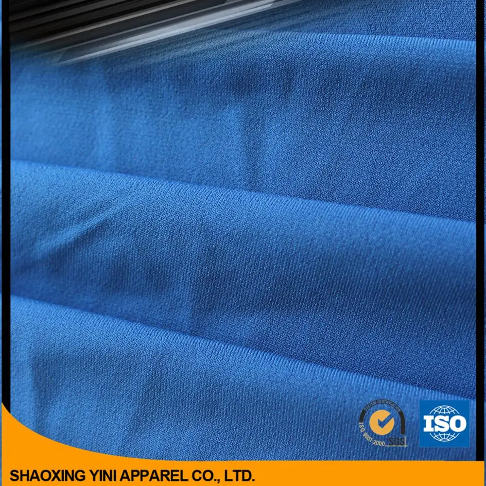 Yini Ity Polyester Stretch Spandex Single Plain Kint Dye Fabric For