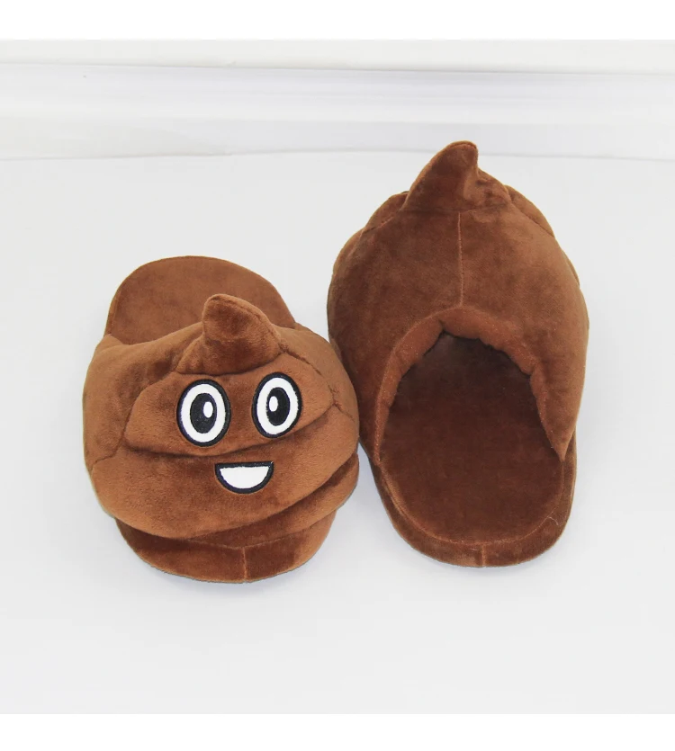 Fashion Bedroom Shoes 2018 China Wholesale Fur Poop Emoji Slippers For ...