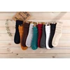 Ladies' candy color cotton socks with warm happy socks crew style