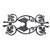 BX13.018 wrought iron fence and gate parts