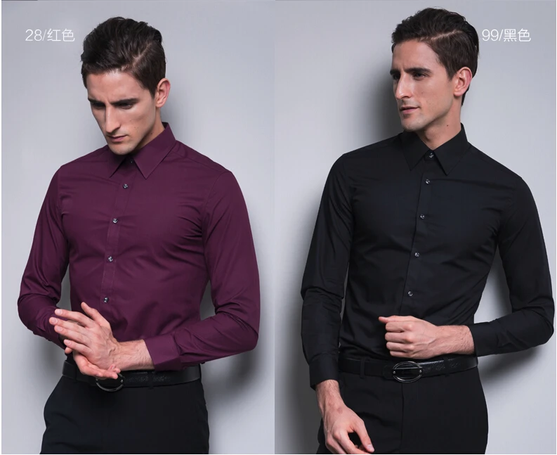 Long Sleeve Tailor Latest Style Men's Dress Shirt - Buy Men's Dress ...