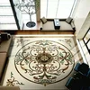 Hot sale waterjet marble inlay flooring design work