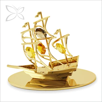 Luxury Extreme Gold Plated Crystals Wedding Gift For Boss Luxury Extreme Gold Plated Crystals Wedding Gift For Boss