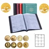 120 Sheets Coin Holder 4 Colors Coin Album Portable Album Coin Penny Money Storage Book Case Folder Holder Collection Collecting