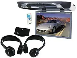Pyle Great Dvd System Package For Car Truck Suv Plrd195if 19 Pyle Great Dvd System Package For Car Truck Suv Plrd195if 19 Inch Flip Down With Built In Sd Usb Player Wireless Fm Modulator And Ir