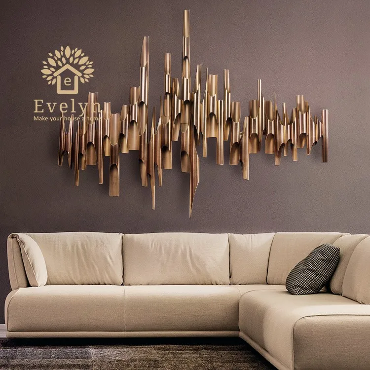 High Quality Handicraft Stainless Steel Sculpture Wall Art Home Decor