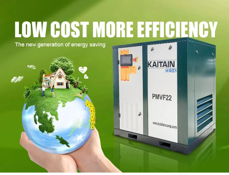 2018 best price energy saving silent 15kw variable frequency air compressor for big sale