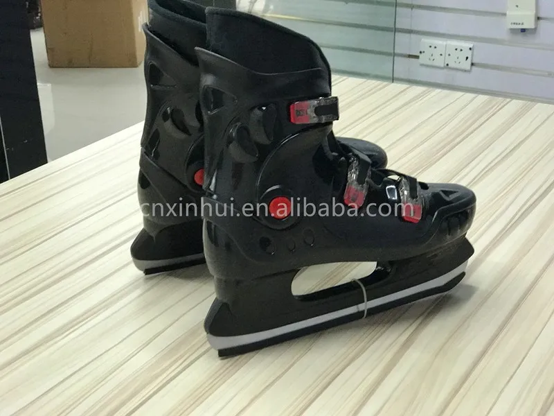 Most Popular Upscale Fixed Sizes Rigid Pp Shell Rental Skate Shoes Ice Skating Shoes Ice Hockey
