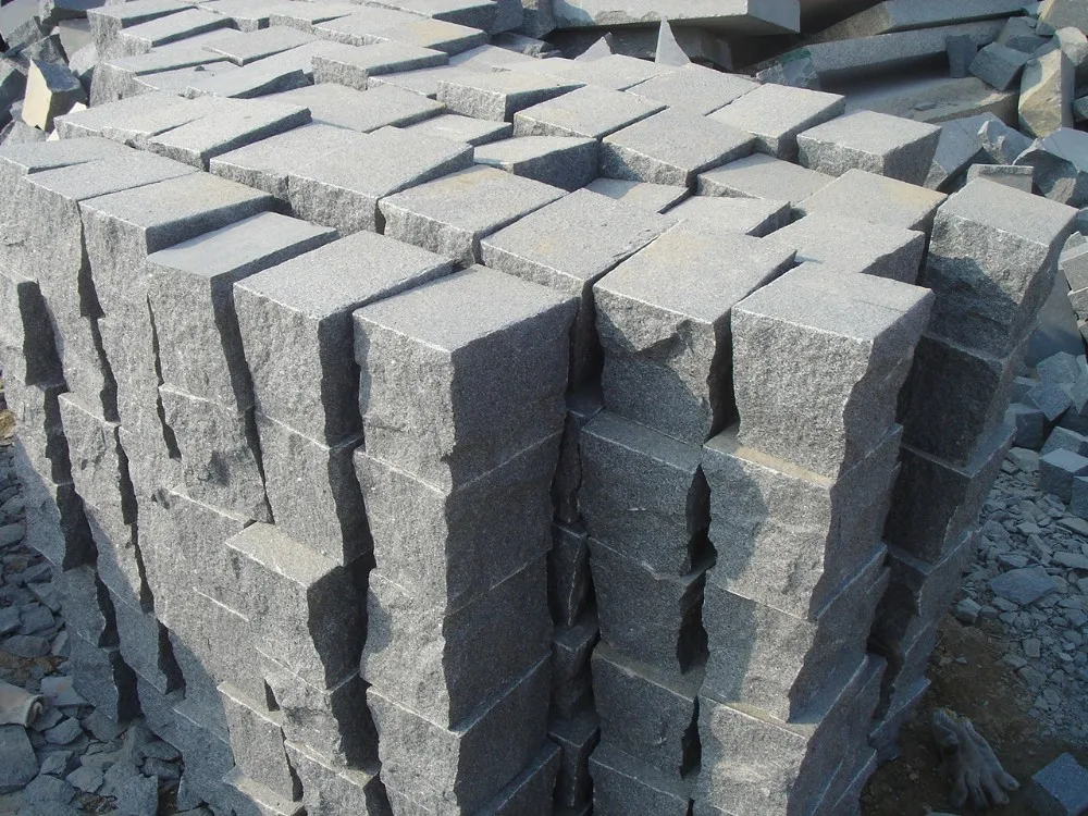 G654 Chinese Cheap Driveway Granite Paving Stone Cube Stone Buy