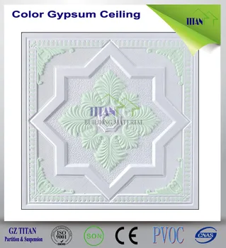 Embossed Hand Painted Grg Colored Gypsum Ceiling Tiles Buy Gypsum Ceiling Tiles Colored Gypsum Ceiling Tiles Grg Colored Gypsum Ceiling Tiles