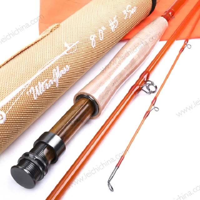 Aventik S-Glass Fly Fishing Rods Fast Rod 4pc 6’1" LW1/2, 8'4'' LW8 Ultra Light