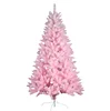 2018 PET pink christmas tree with metal base for outdoor decoration high quality christmas decoration supplies