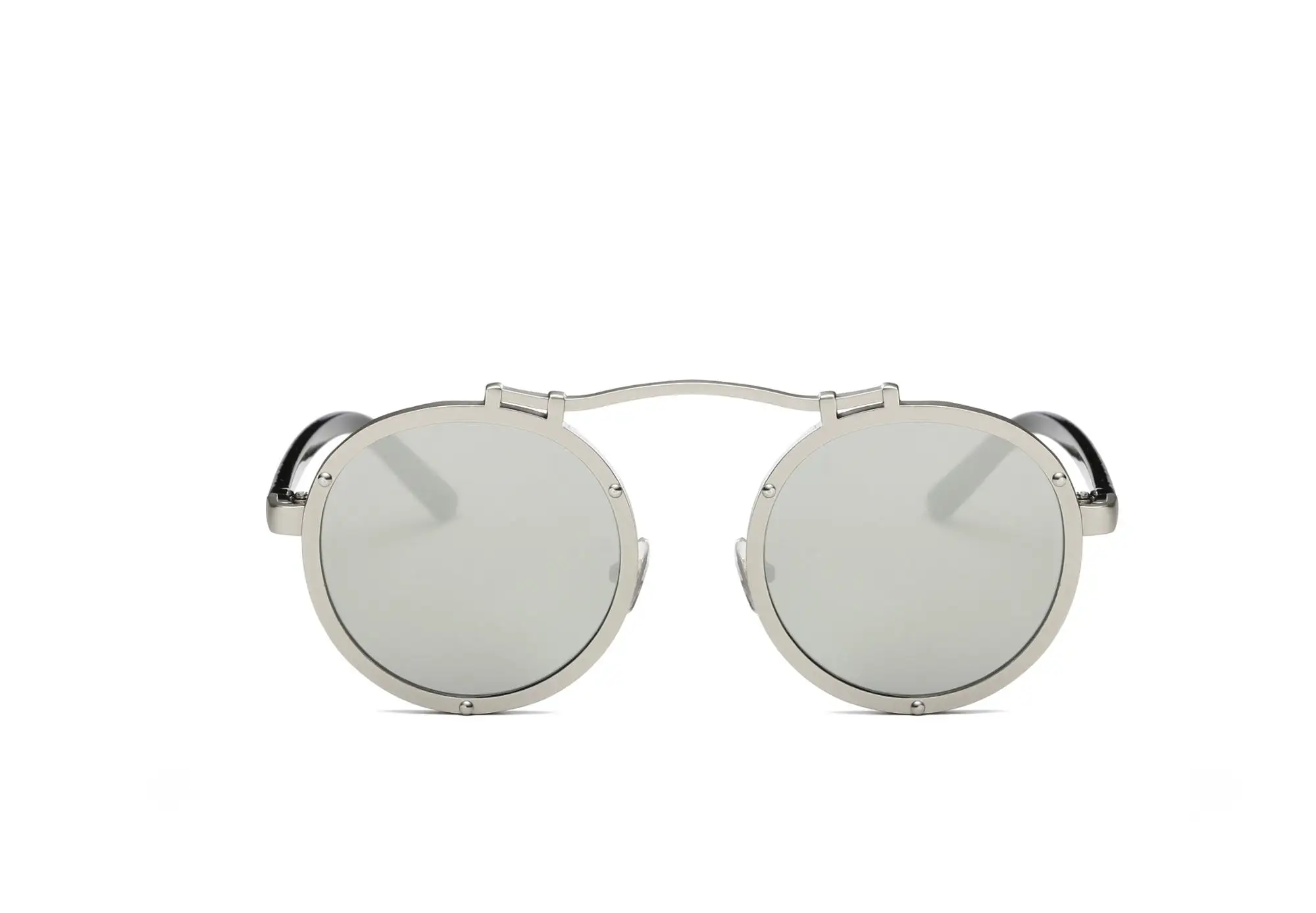 EUGENIA Wholesale Fashion Sun Glasses Polarized Metal Round Sunglasses