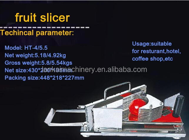 hand press bar fruit slicer