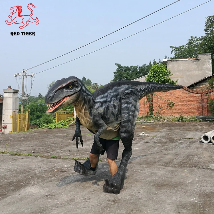 Animatronic Adult Real Mechanical Raptor Dinosaur Costume - Buy ...