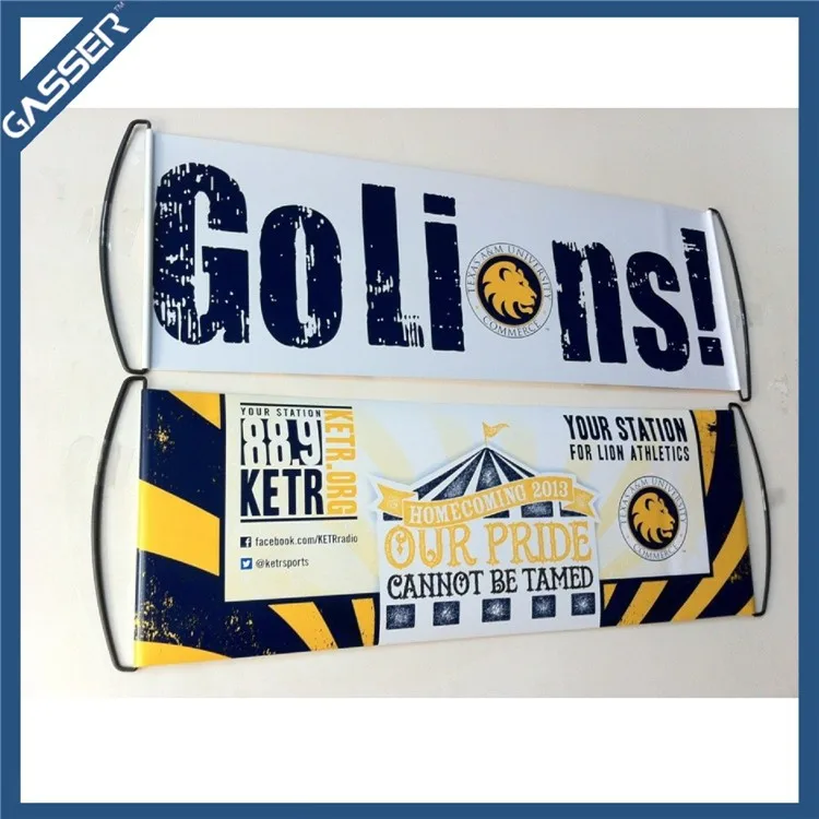 Promotional Advertising Hand Held Retractable Fan Banner Buy Hand