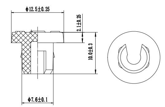 Frozen dry butyl pharmaceutical 13mm butyl rubber stopper for lyophilization