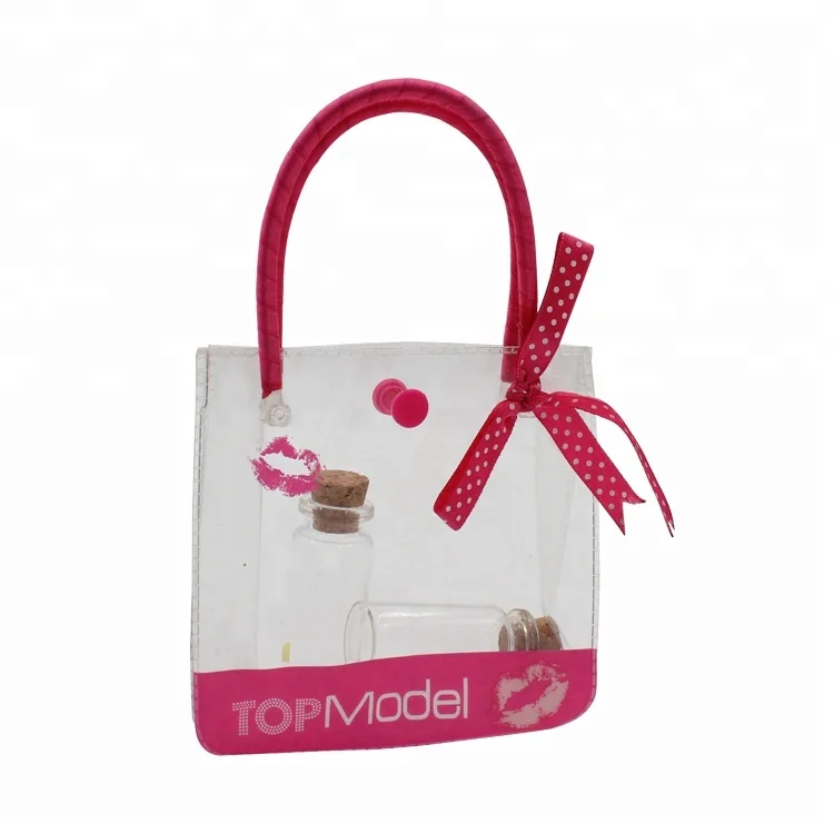 Personalized Design Vinyl Mini Fashionable Tote Bag Transpa Plastic Pvc Clear Handbags Waterproof Handbag