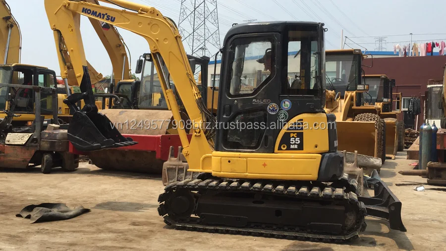 Used Komatsu Excavator Pc55mr 2 With Rubber Track Shoe Buy Used Excavator For Sale Used Komatsu Pc55 Mini Excavator Used Komatsu Pc55mr 2 Mini Excavator Product On Alibaba Com