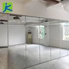 Hot sales glass tempered portable dance floor suppliers,sliding partition wall for classroom dance