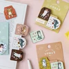 2 Piece creative cute animals bookmark megnet cartoon book marks for students