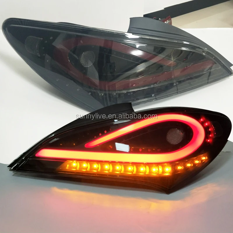LED rear light For Hyundai For Genesis Coupe 2009-2011 Smoke Black WH