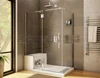 K-T005 bathroom white rectangular solid surface stone shower base and seat,Glossy or matte