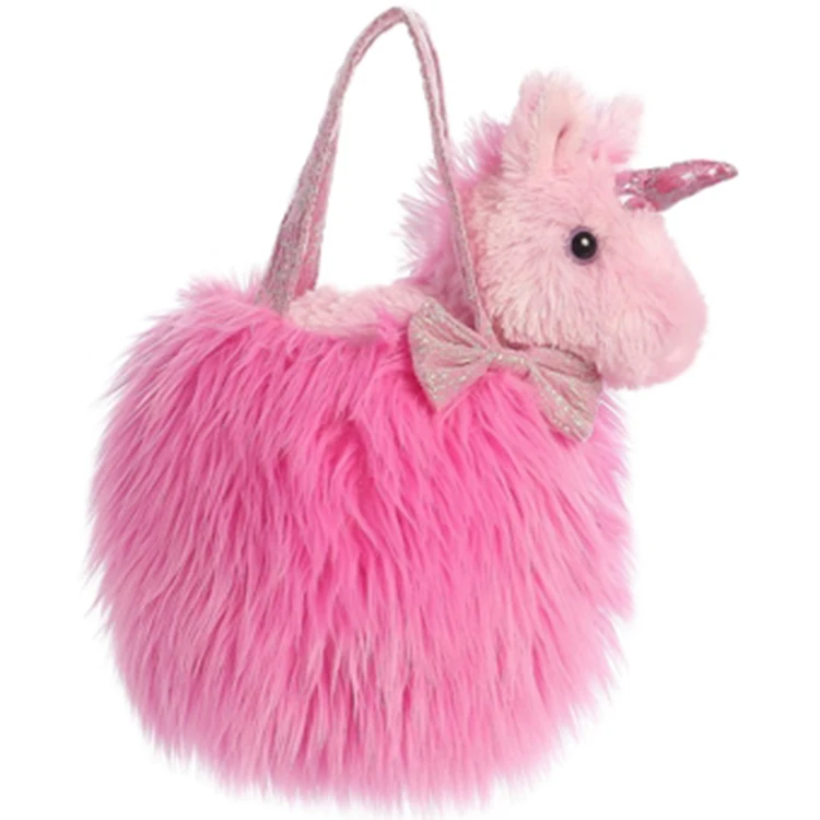 unicorn stuffed animal purse