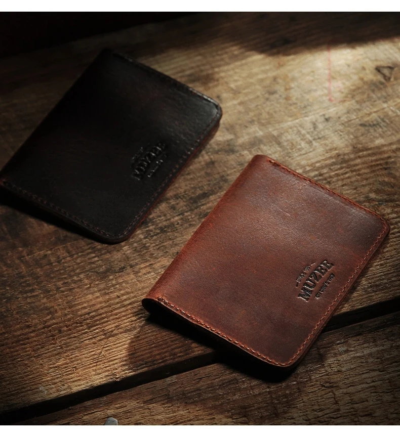 European style wallets leather men custom logo genuine leather wallets for men ME1441