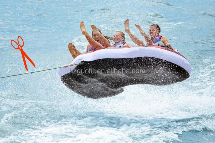 4k Inflatable Water Ski Towable Tube Tow Rope With Hooks For Boat Buy