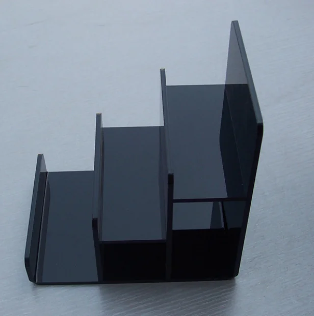 Customized 3 Tiered Acrylic Display Shelf Stand Acrylic Storage Shelf