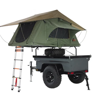 Small Off Road Camping Trailer With Roof Top Tent - Buy Small Camping ...