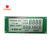 Cheap custom design OEM tn positive 7 digit 7 segment display test lcd