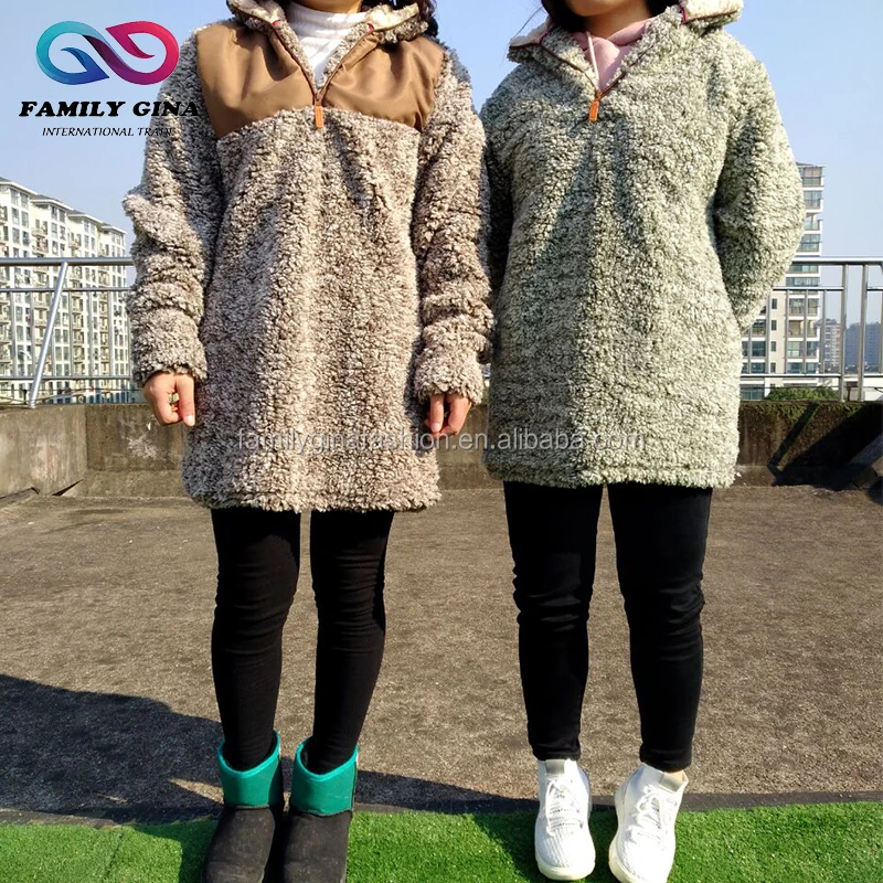 sherpa pullover wholesale