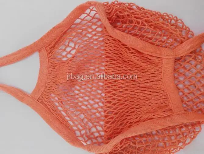 wholesale Eco-fiendly traveling picnic cotton tote mesh bag