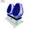 9d vr egg chair with 2 seats for vr theme park/amusement park