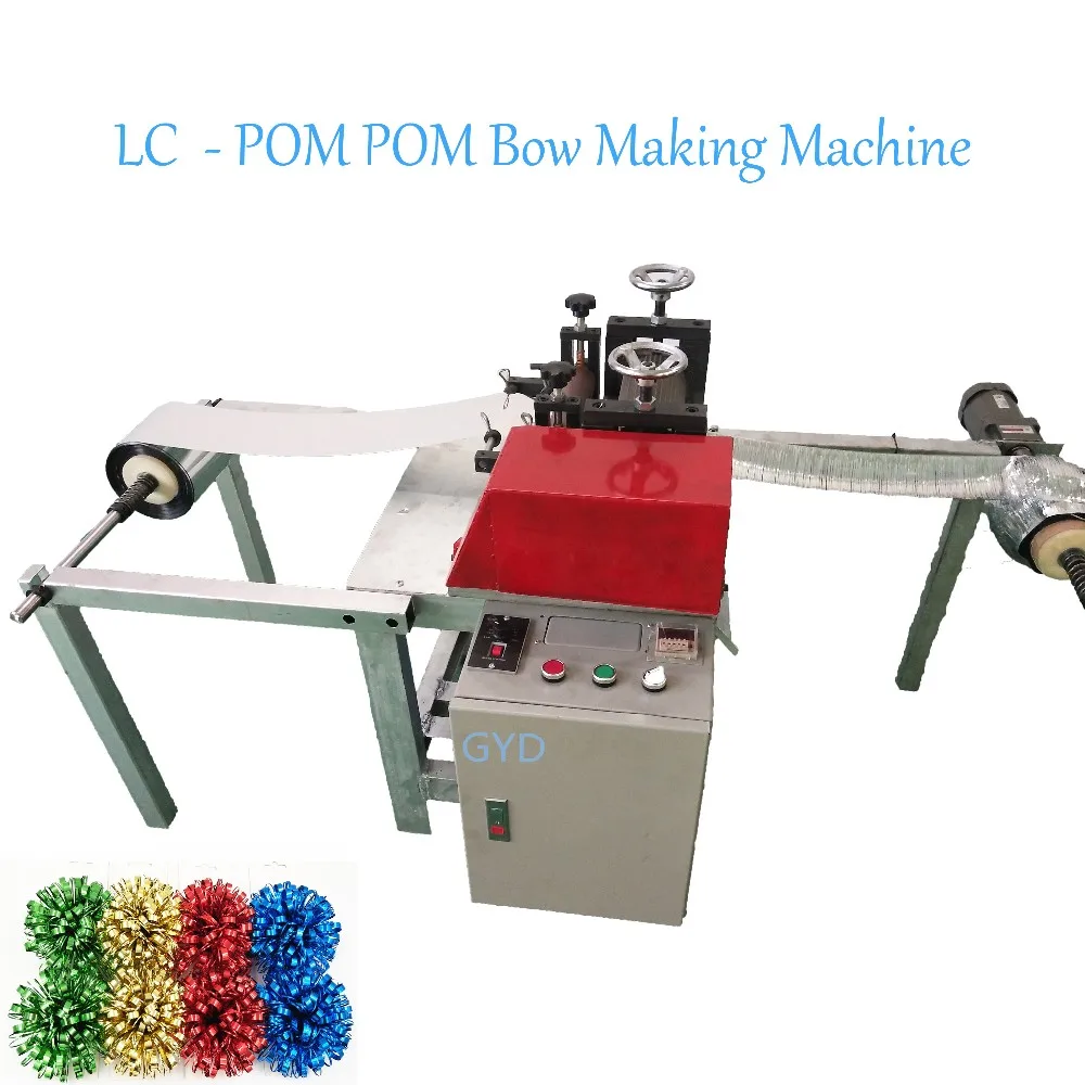 New Design Pp Ribbon Pom Pom Pull Bow Making Machine Pull Flower Bow